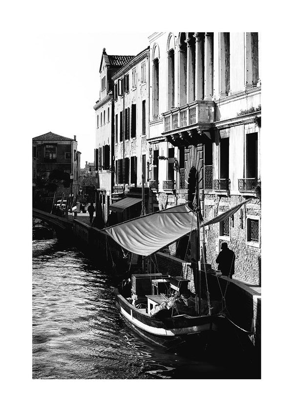 Boot in Venedig Poster