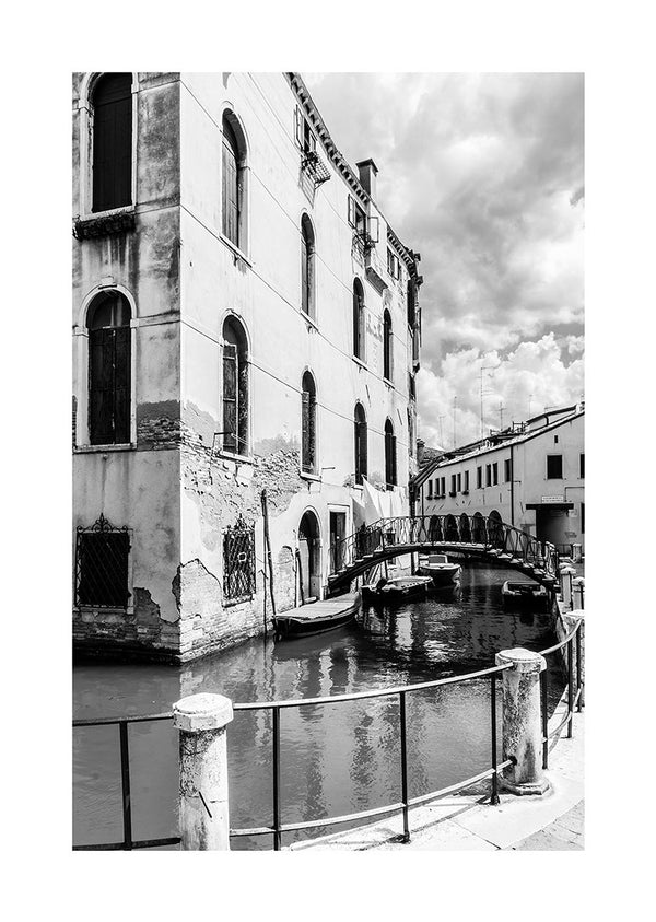 Kanal gennem von poster