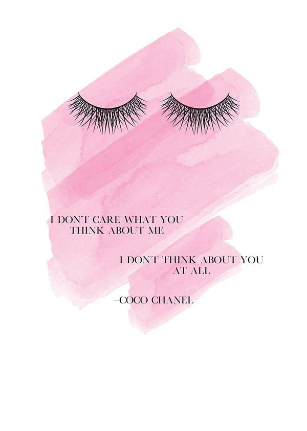 Es ist mir egal, Plakat