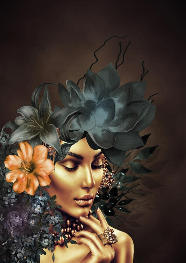 Goldenes Mode-1-Plakat