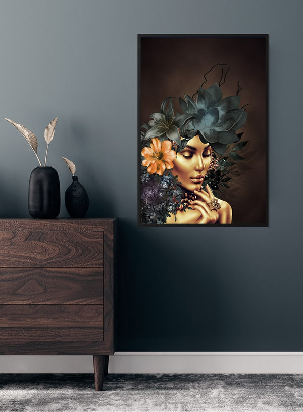 Goldenes Mode-1-Plakat