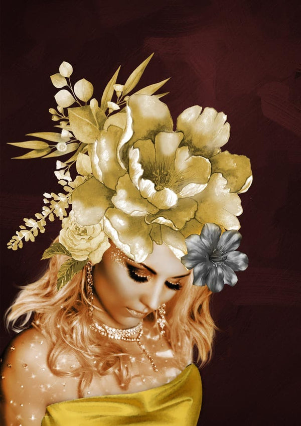 Goldenes Mode-2-Plakat