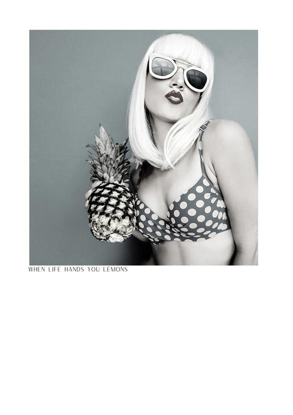 When life hands you lemons poster