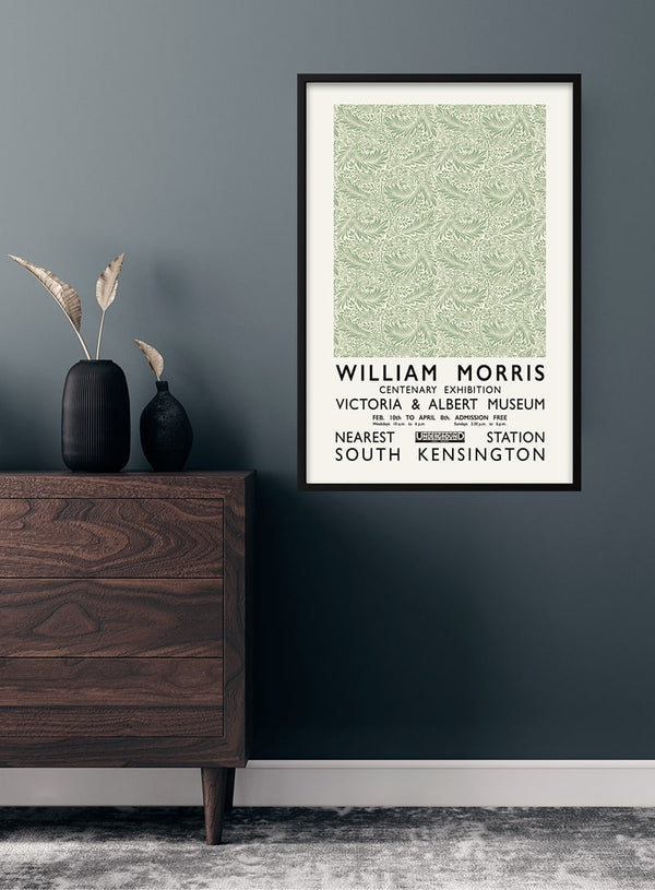 William Morris green poster