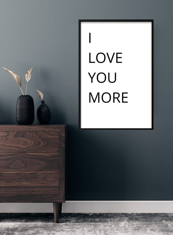 I love you more poster