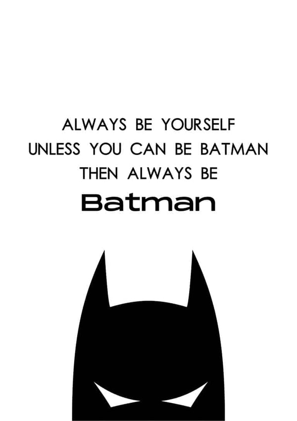 Batman-Poster für Kinder