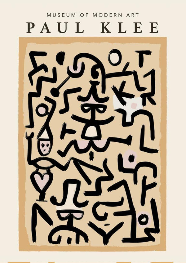 Paul Klee Kunstplakat für Stuen