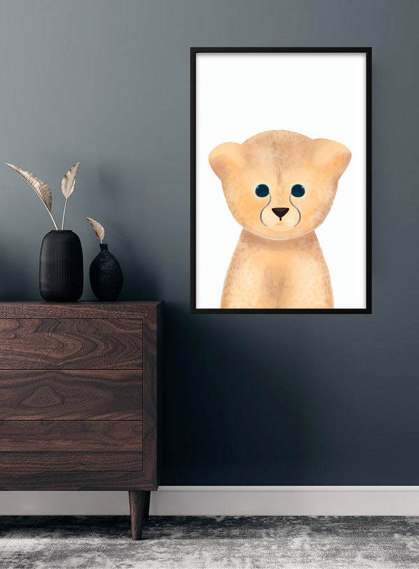 Sød Leopard Poster für Kinder