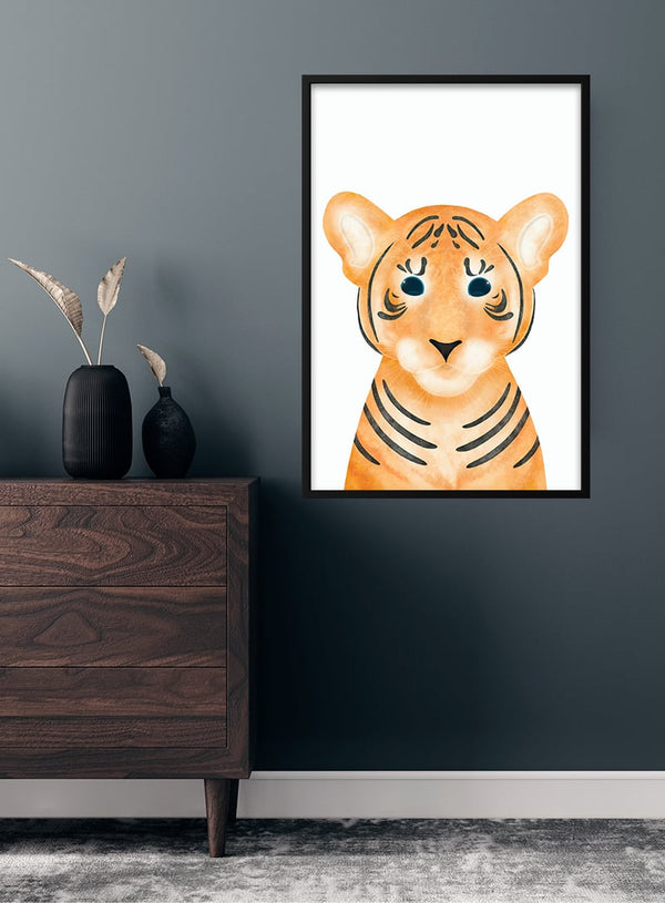 Sød Tiger Poster für Kinder