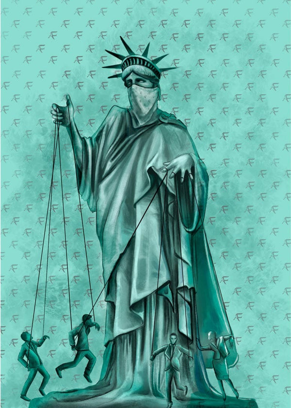 Plakat der Freiheitsstatue für die Öffentlichkeit