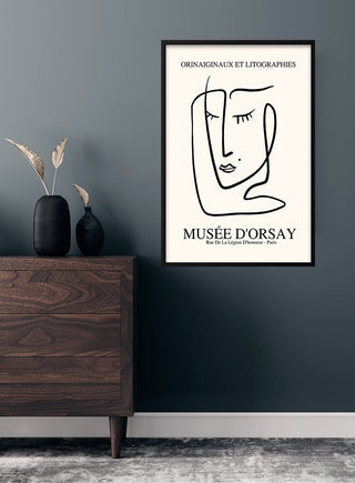 Von Picasso inspiriertes Face-Imaginaires-Poster