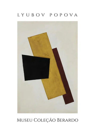 Lyubov Popova Ausstellungsplakat