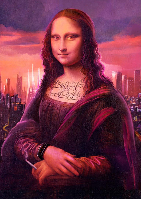 Modernes Mona Lisa-Poster