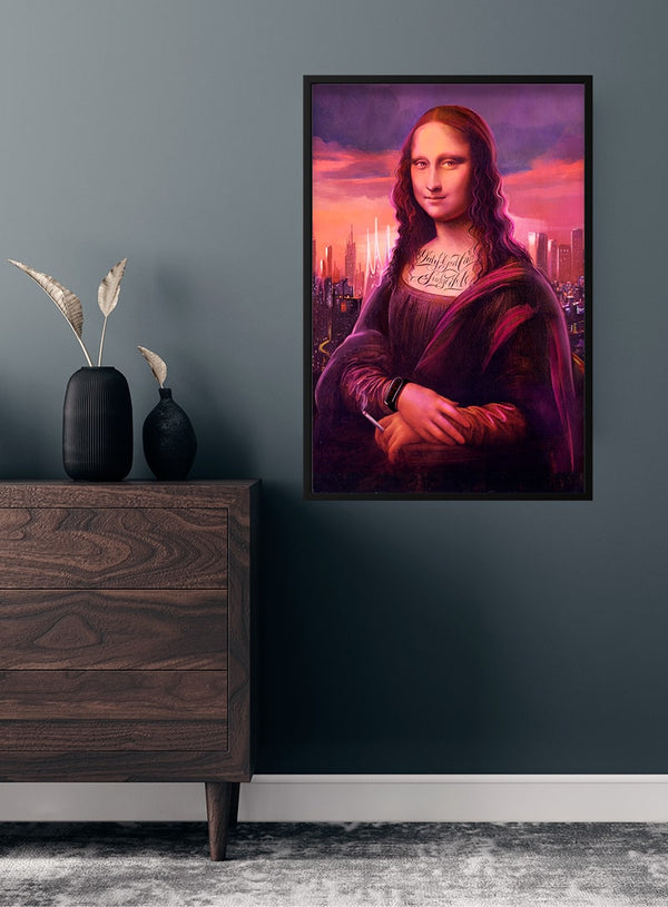 Modernes Mona Lisa-Poster