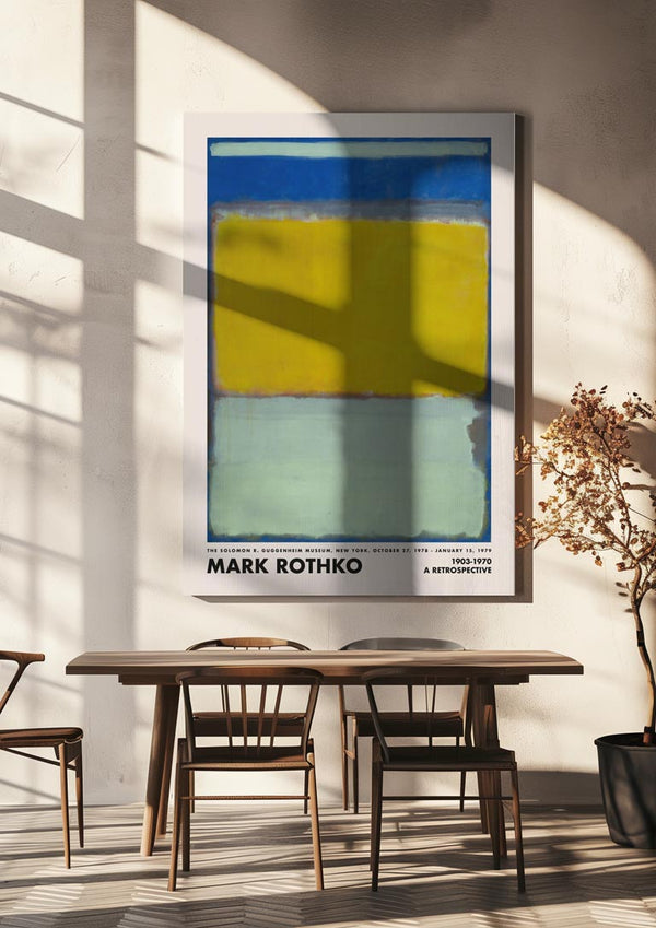 Rothko Blue Yellow Green