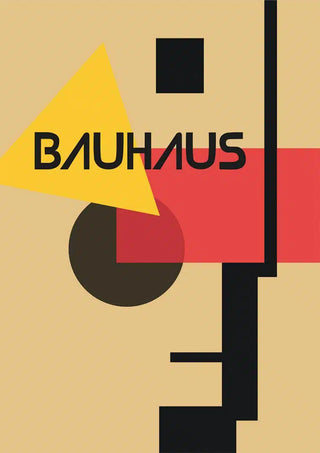 Bauhaus Retro-Plakat