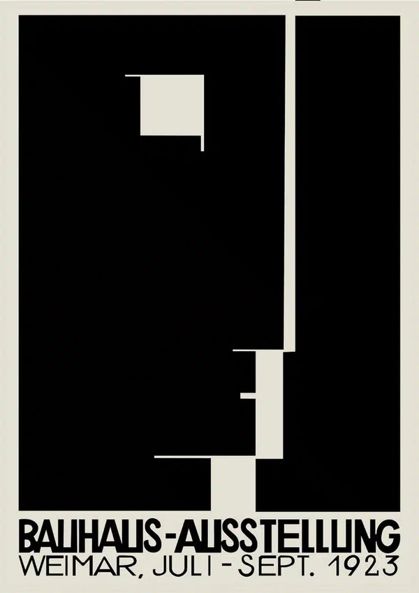 Bauhaus Weimar 1923 poster