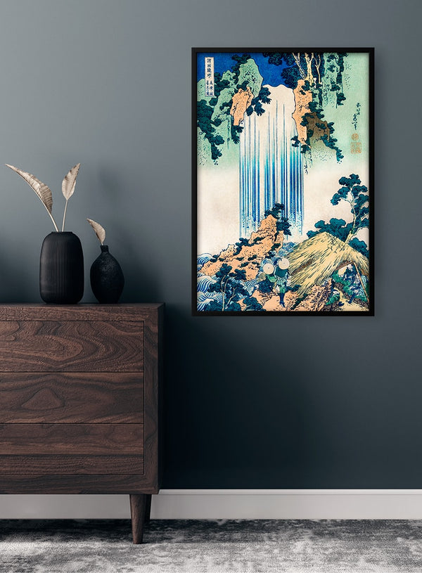 Yoro Waterfall by Katsushika Hokusai