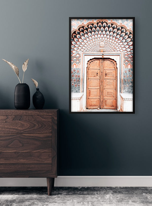 Beautiful door in Marrakech Poster