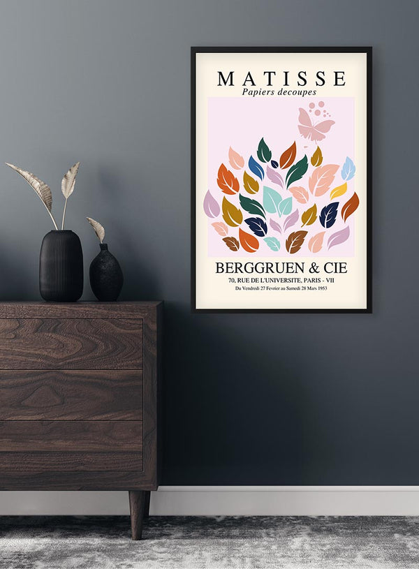 Von Matisse inspiriertes Papier-Decoupé-Poster