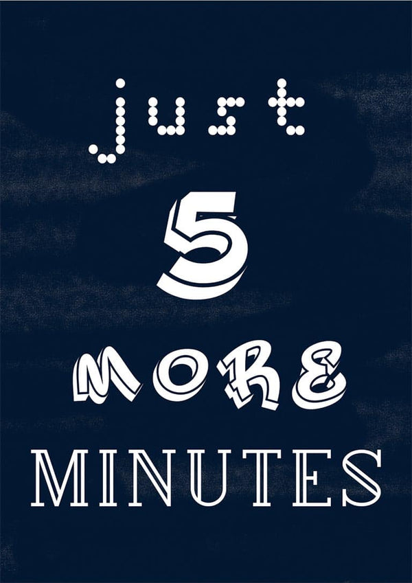 5 weitere Minuten Gamer Poster