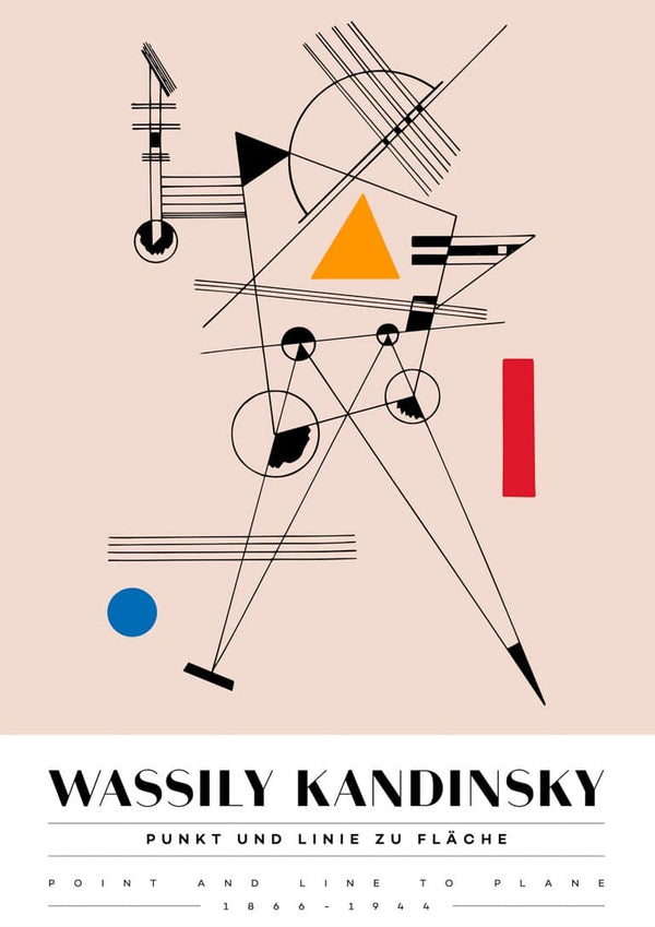 Kandinsky - Punkt und Linie Poster