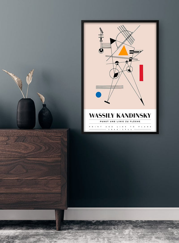 Kandinsky - Punkt und Linie Poster