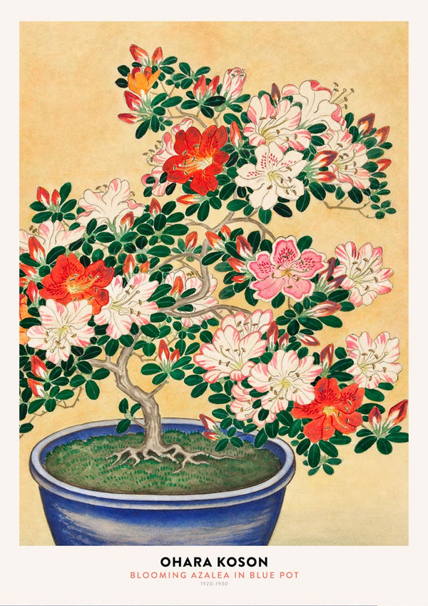 Ohara Koson - Blooming Azalea Poster