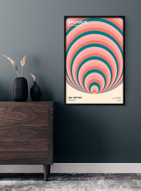 Bauhaus Big Circles Poster