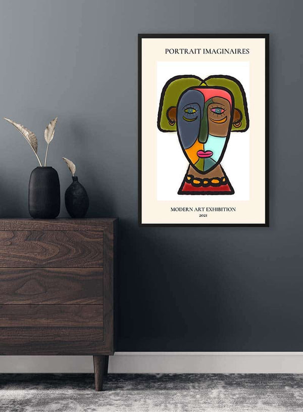 Poster „Portrait Imaginaires Colors“.