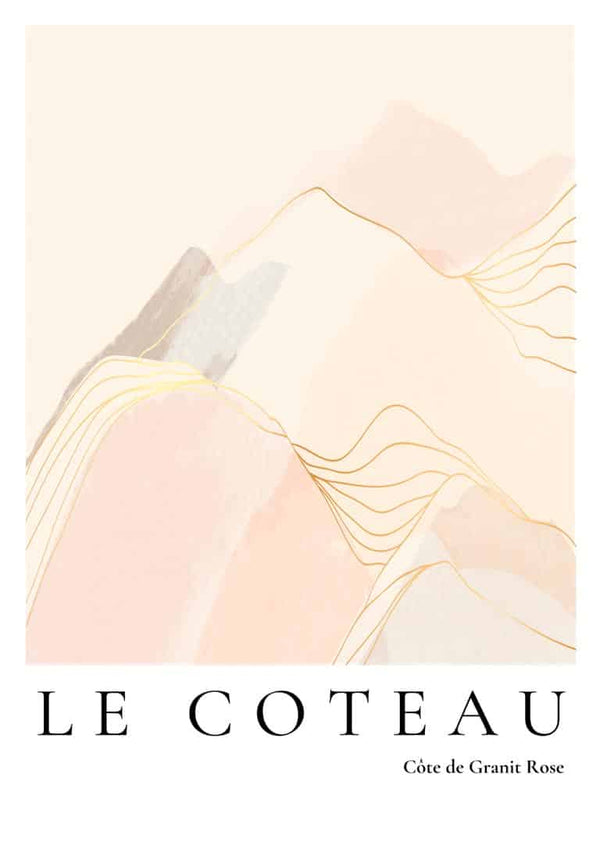 Côte de Granit Rose - Poster