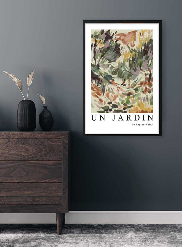 Von Matisse inspiriertes „Un Jardin“-Poster