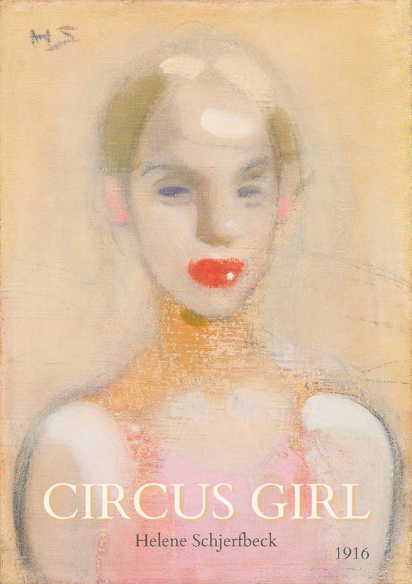 Circus Girl - Helene Schjerfbeck, 1916 Poster
