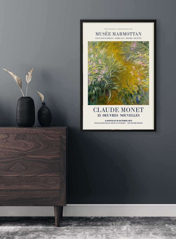 Der Weg durch die Schwertlilien, von Claude Monet