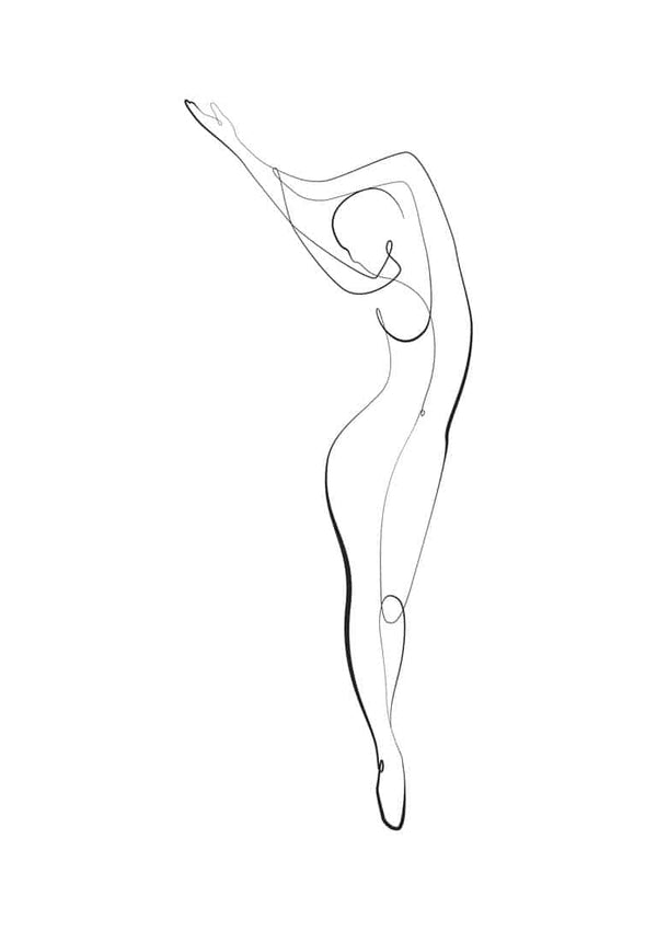 Elegant Woman Posing Poster