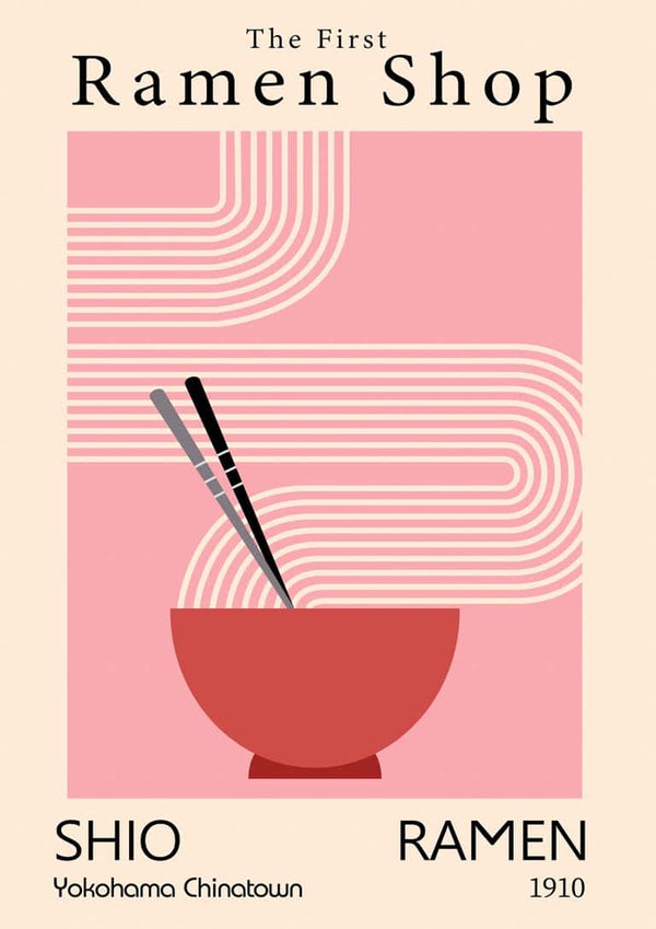 Erstes Ramen-Shop-Poster