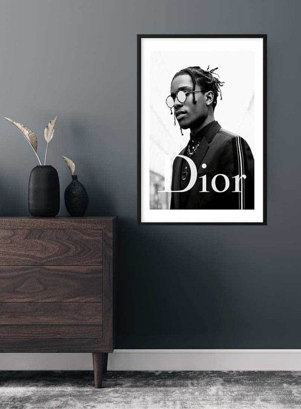 Asap Rocky x Dior Poster