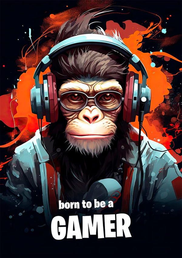 Born to be a Gamer Poster