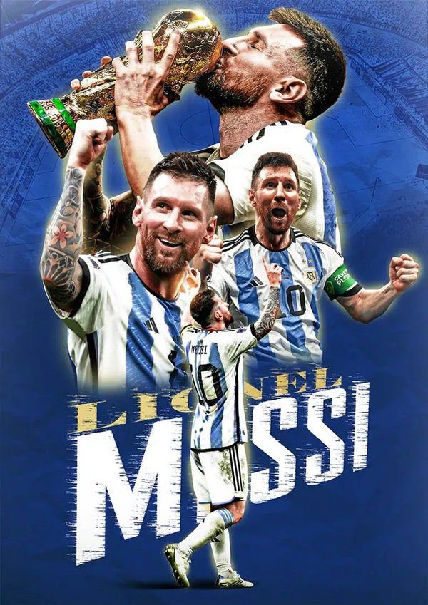 Lionel Messi Fußball-Poster