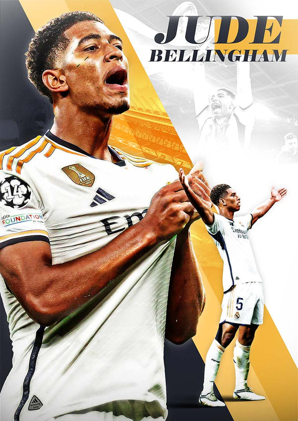 Jude Bellingham Football Poster