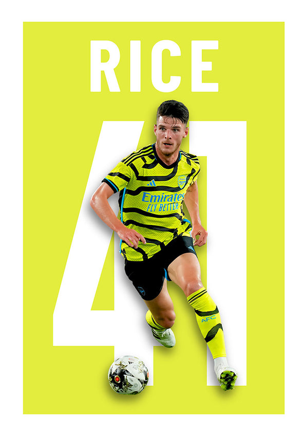 Declan Rice – Arsenal-Fußballposter