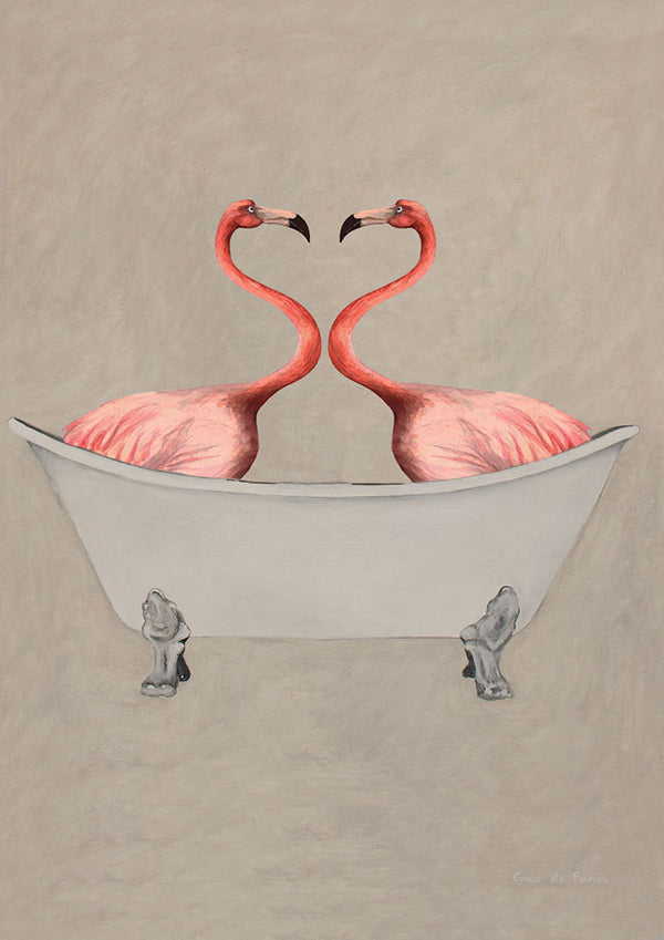 Flamingos in der Badewanne – Coco de Paris