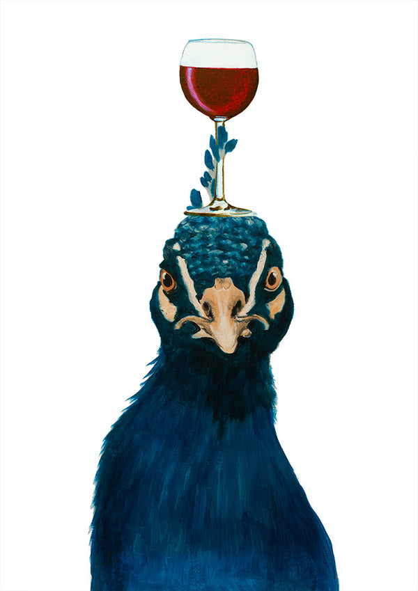 Pfau mit Wein - Coco de Paris