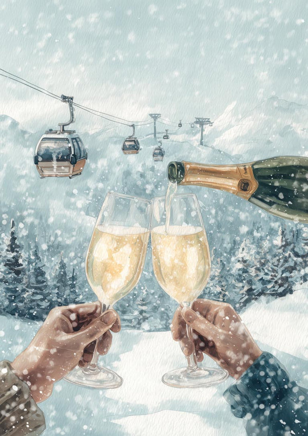 Champagne Toast n Snow