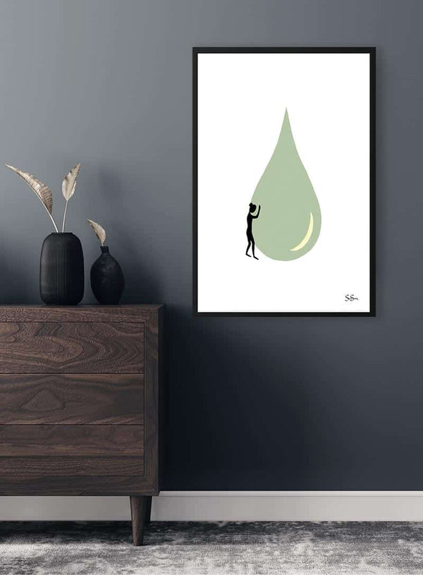 Sara Sonne- Lean in kunstposter
