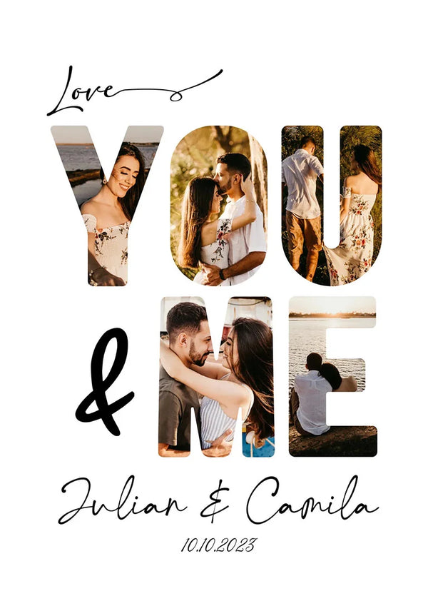 You & Me - Personalized Poster