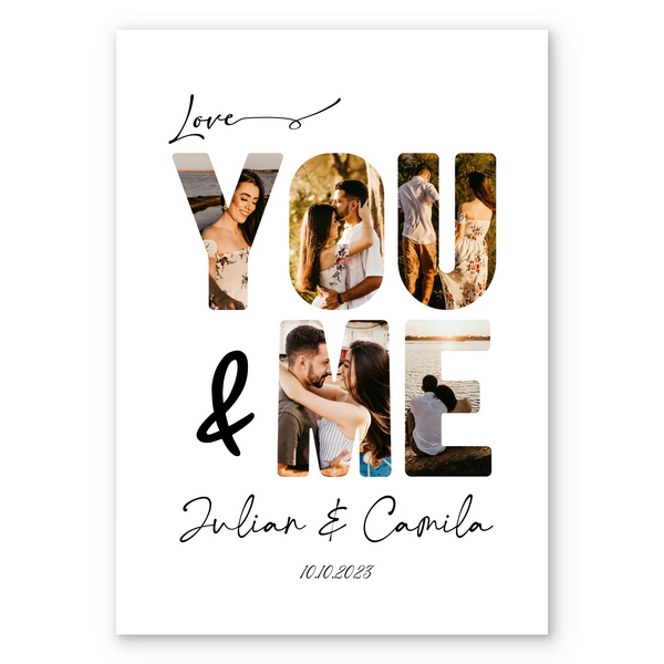 You & Me - Personalized Poster
