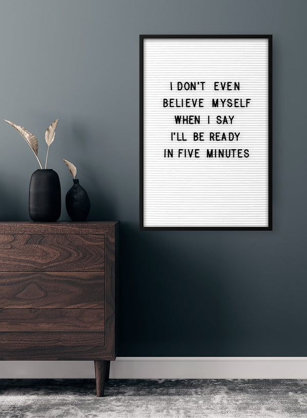 Don´t Believe Myself Poster
