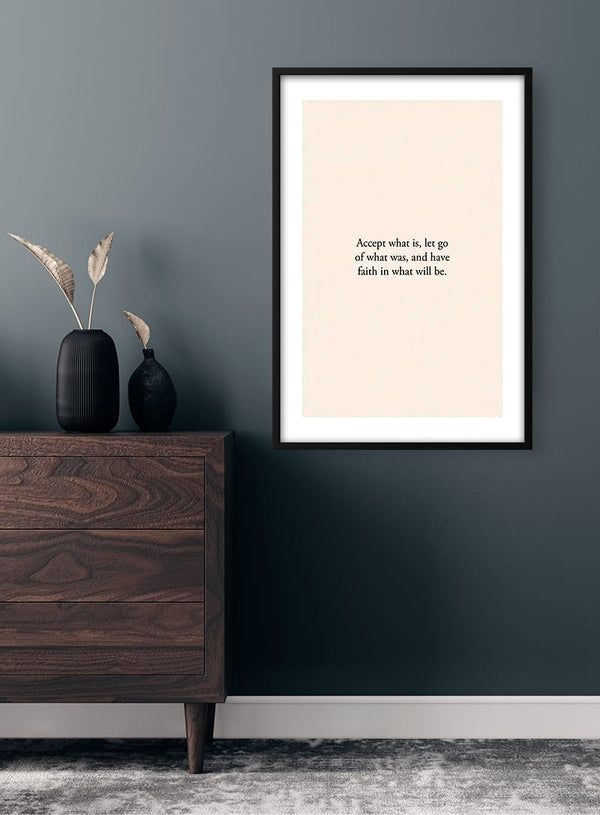 have Faith Citat Poster