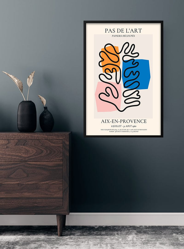 Von Matisse inspiriertes Pas De L'Art-Poster